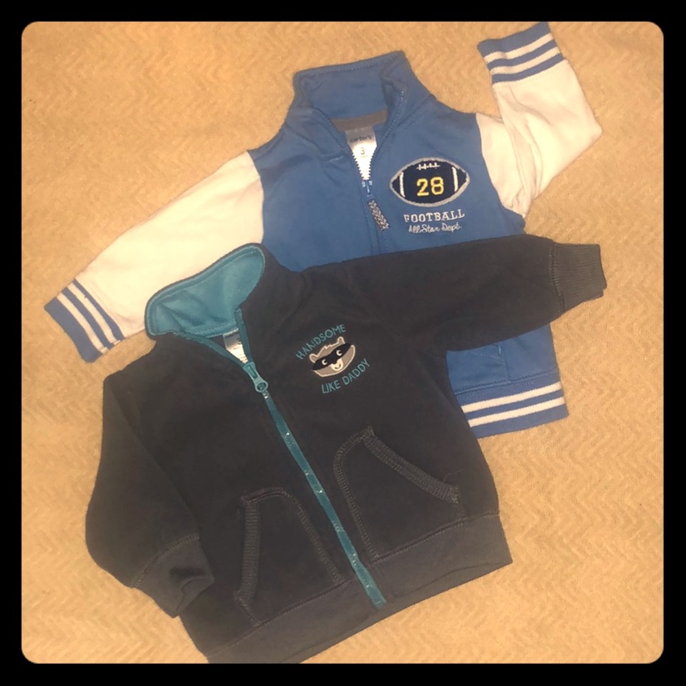 Lot of 2 baby boy Jackets 3m